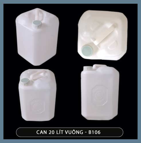 Can nhựa vuông bánh xe - Bao Bì Nhựa Thành Phong - Công ty TNHH Sản Xuất Thương Mại Dịch Vụ Nhựa Thành Phong